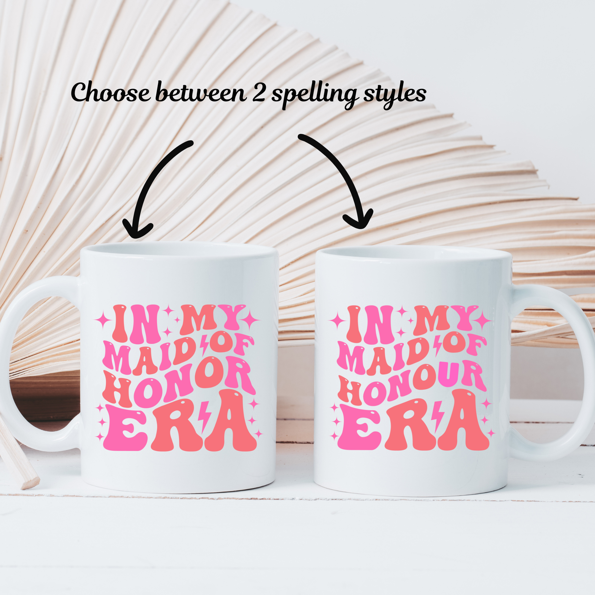 In My Maid of Honour Era Mug. Personalised Maid of Honour Mug. Custom Gift for Maid of Honour