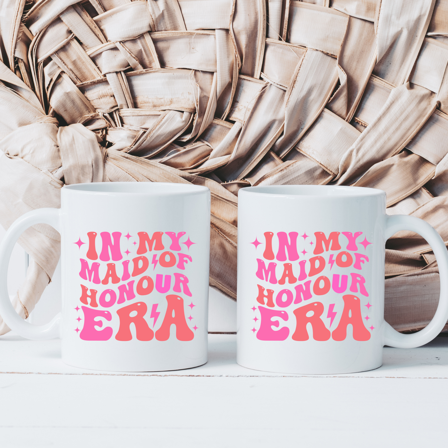 In My Maid of Honour Era Mug. Personalised Maid of Honour Mug. Custom Gift for Maid of Honour