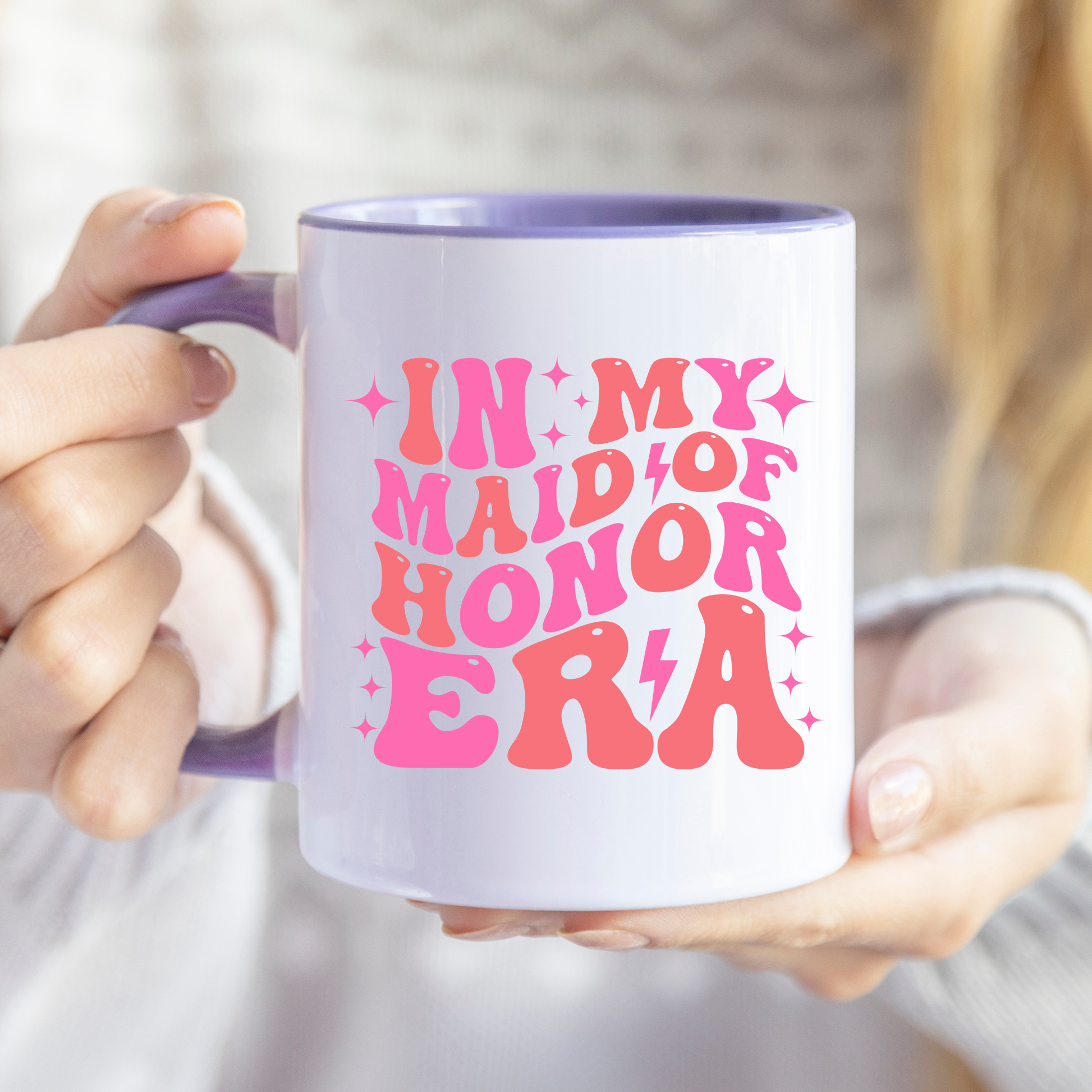 In My Maid of Honour Era Mug. Personalised Maid of Honour Mug. Custom Gift for Maid of Honour