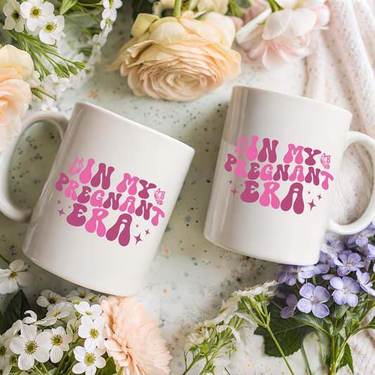 In My Pregnant Era Mug – Pregnancy Mug for Expecting Mum, Baby Shower Gift, New Mum Gift, Pregnancy Announcement Gift