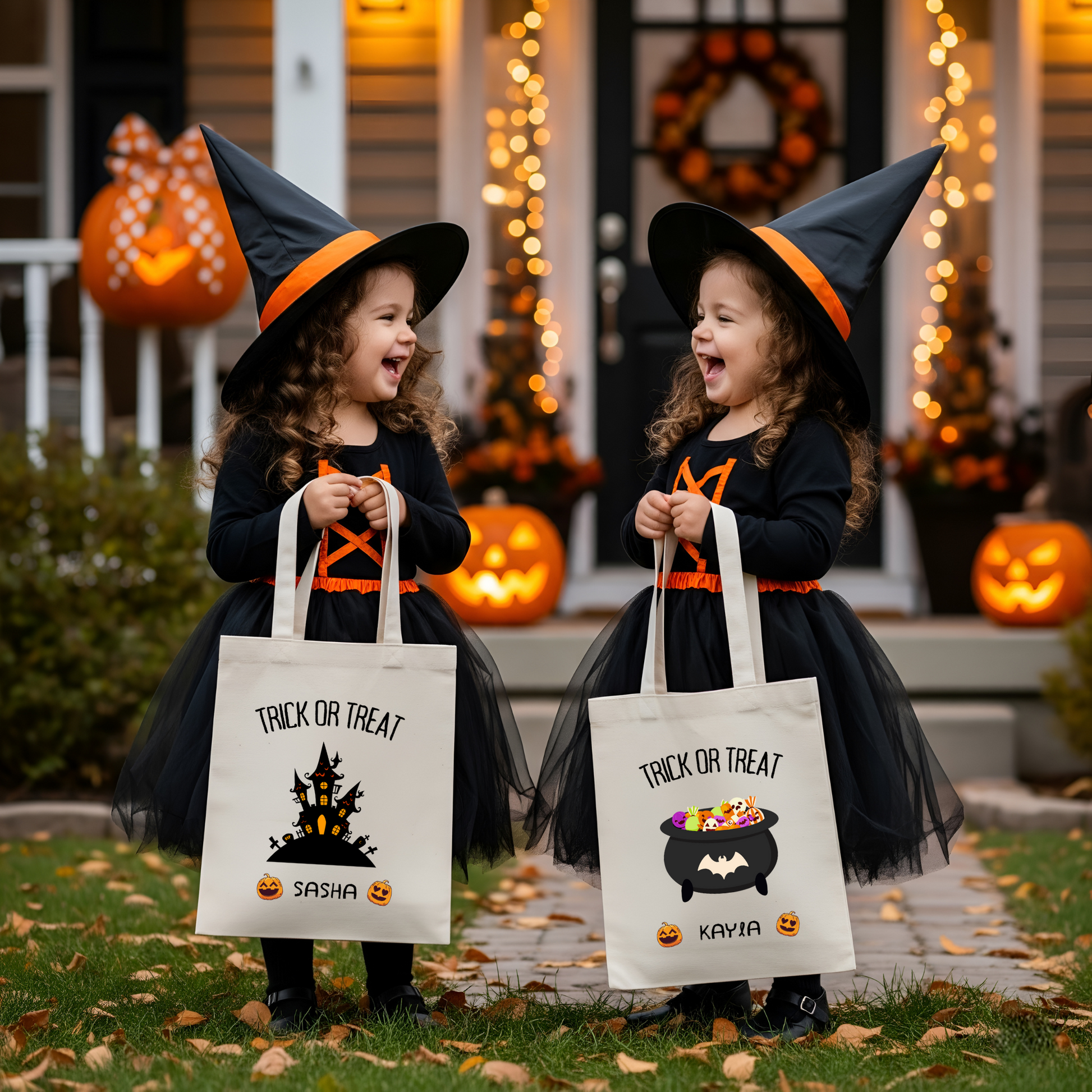 Custom Kids Trick or Treat Bag