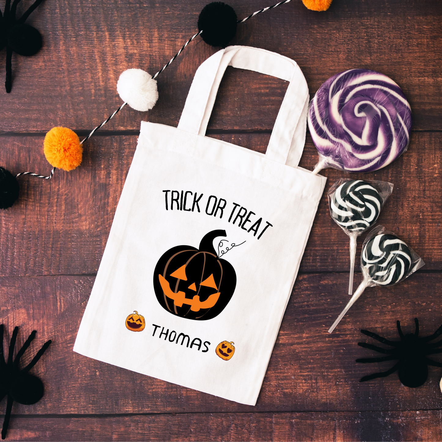 Custom Kids Trick or Treat Bag