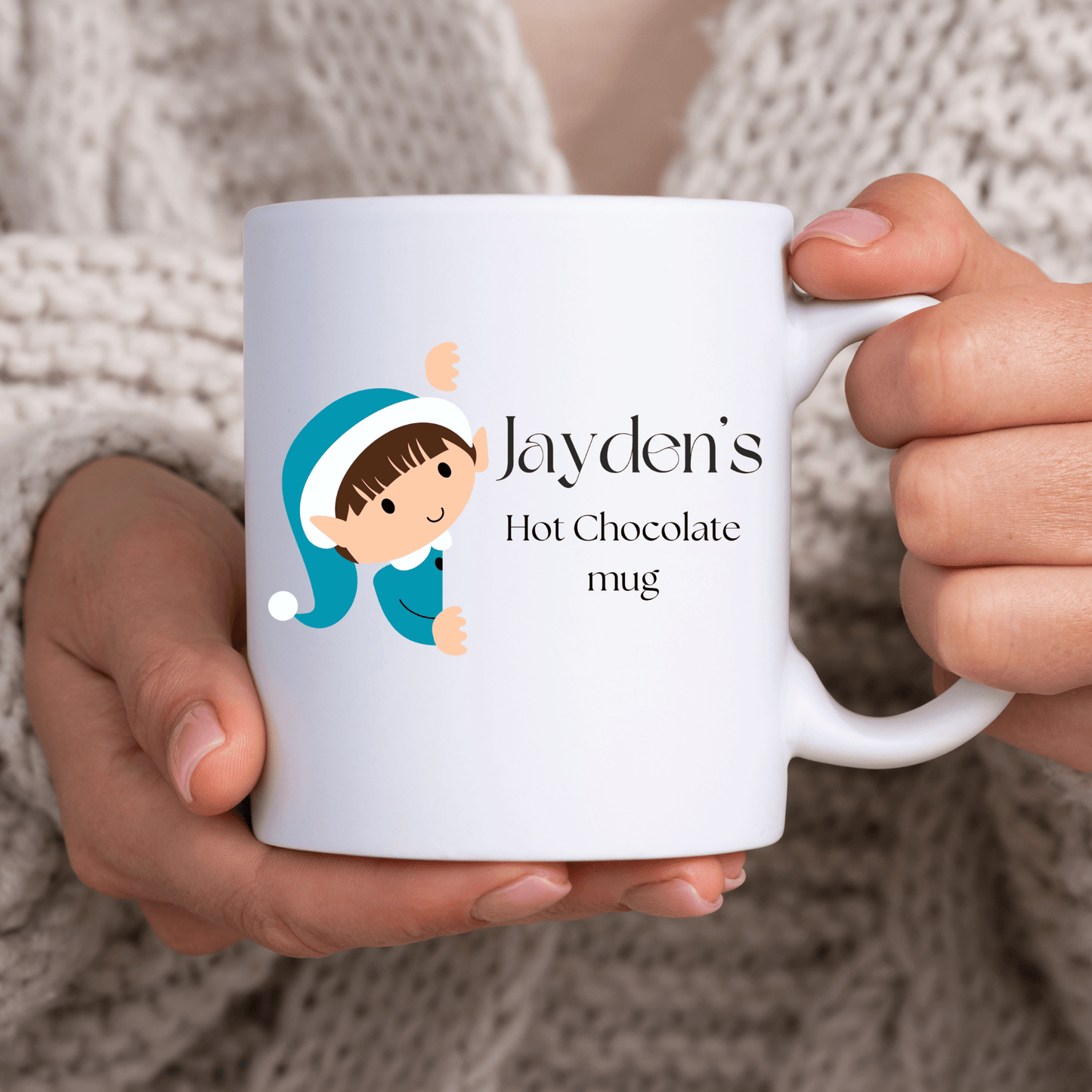 Kids Christmas Hot Chocolate Mug