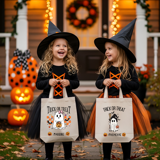 Personalised Kids Trick or Treat Bag 