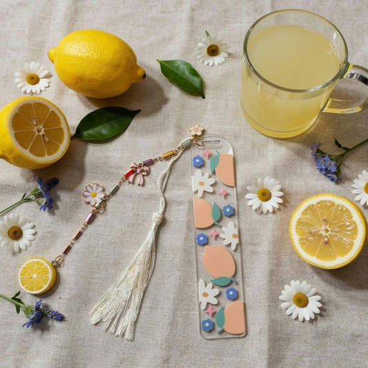 Lemon Daisy Bookmark. Lemon Lover Bookmark. Lemon Bookmark. Daisy Bookmark. Fresh Lemon Bookmark. Lemon & Daisy Bookmark