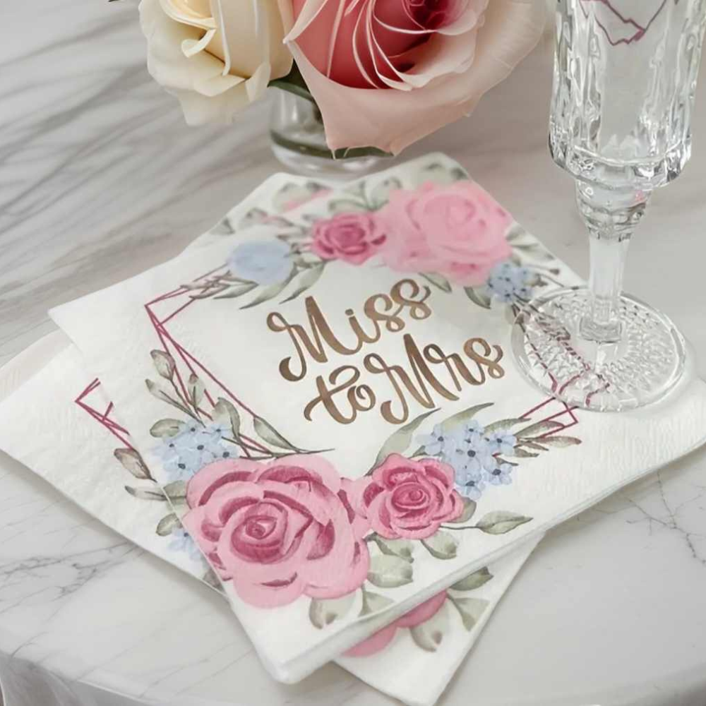 bridal shower napkins