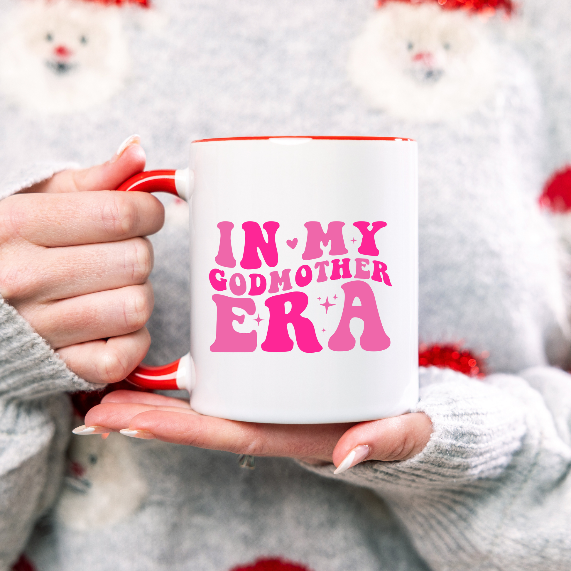 Godmother Mug. Personalised In My Godmother Era Mug. Custom Godmother Mug