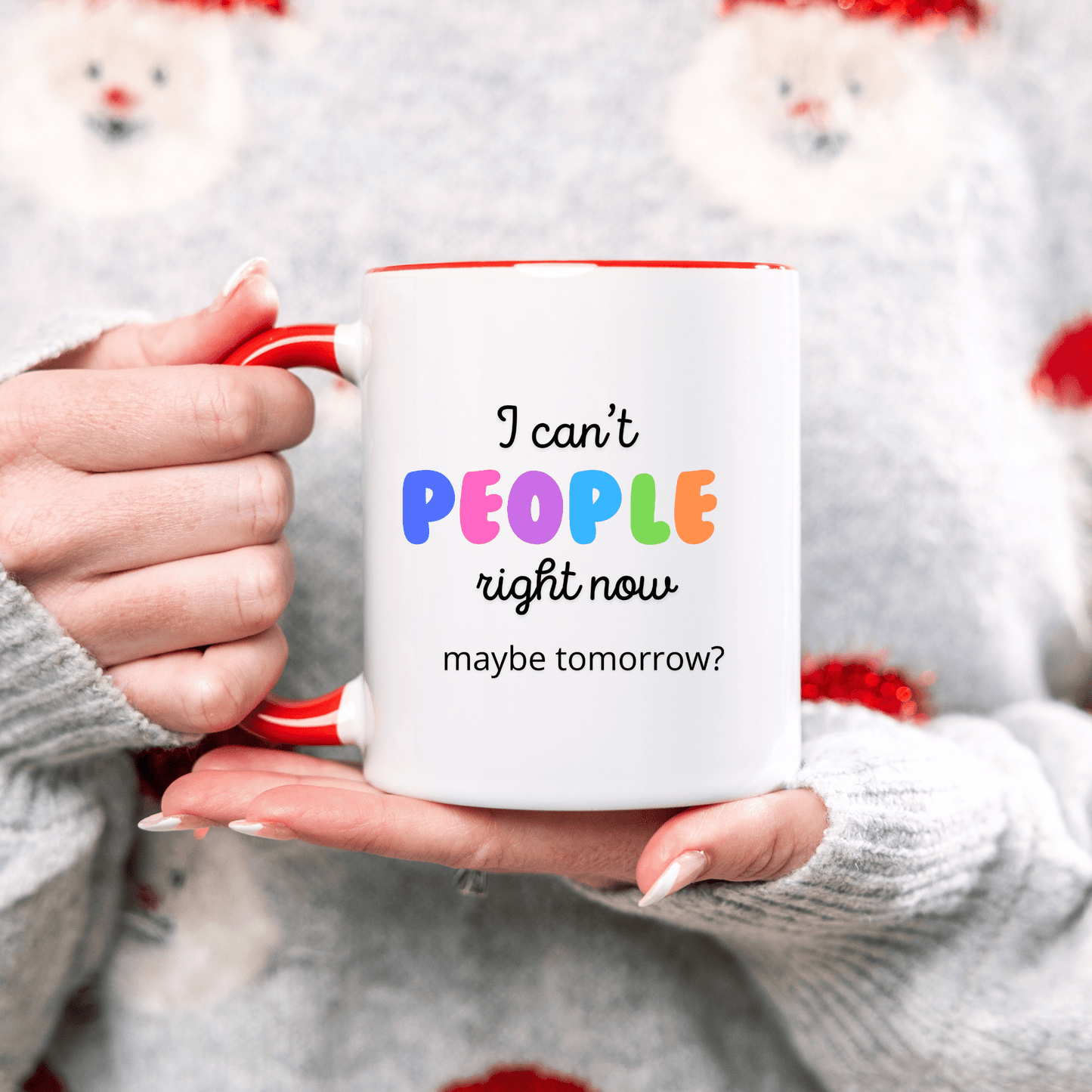 I can't people right now- Mug