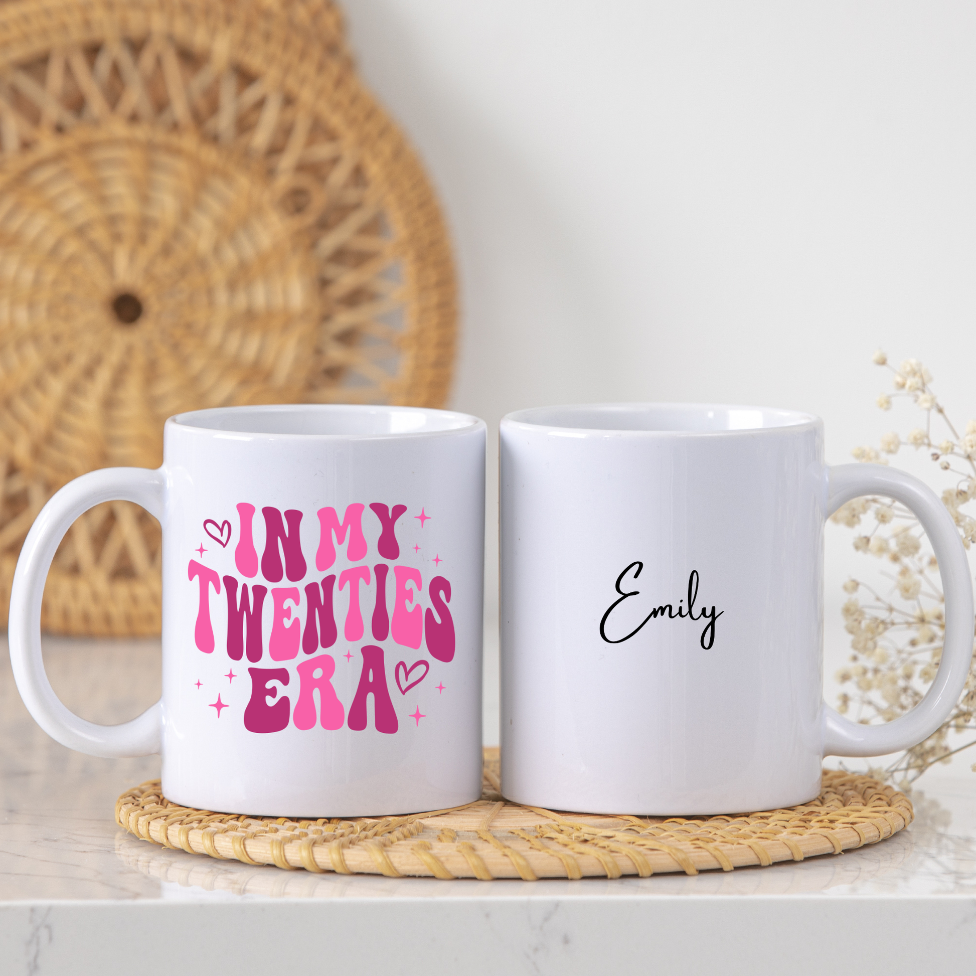 In My Twenties Era Mug. Custom 20's Mug. Personalised 20's Mug. 20th Birthday Gift. Personalised 20th Birthday Gift. Milestone Birthday Gift