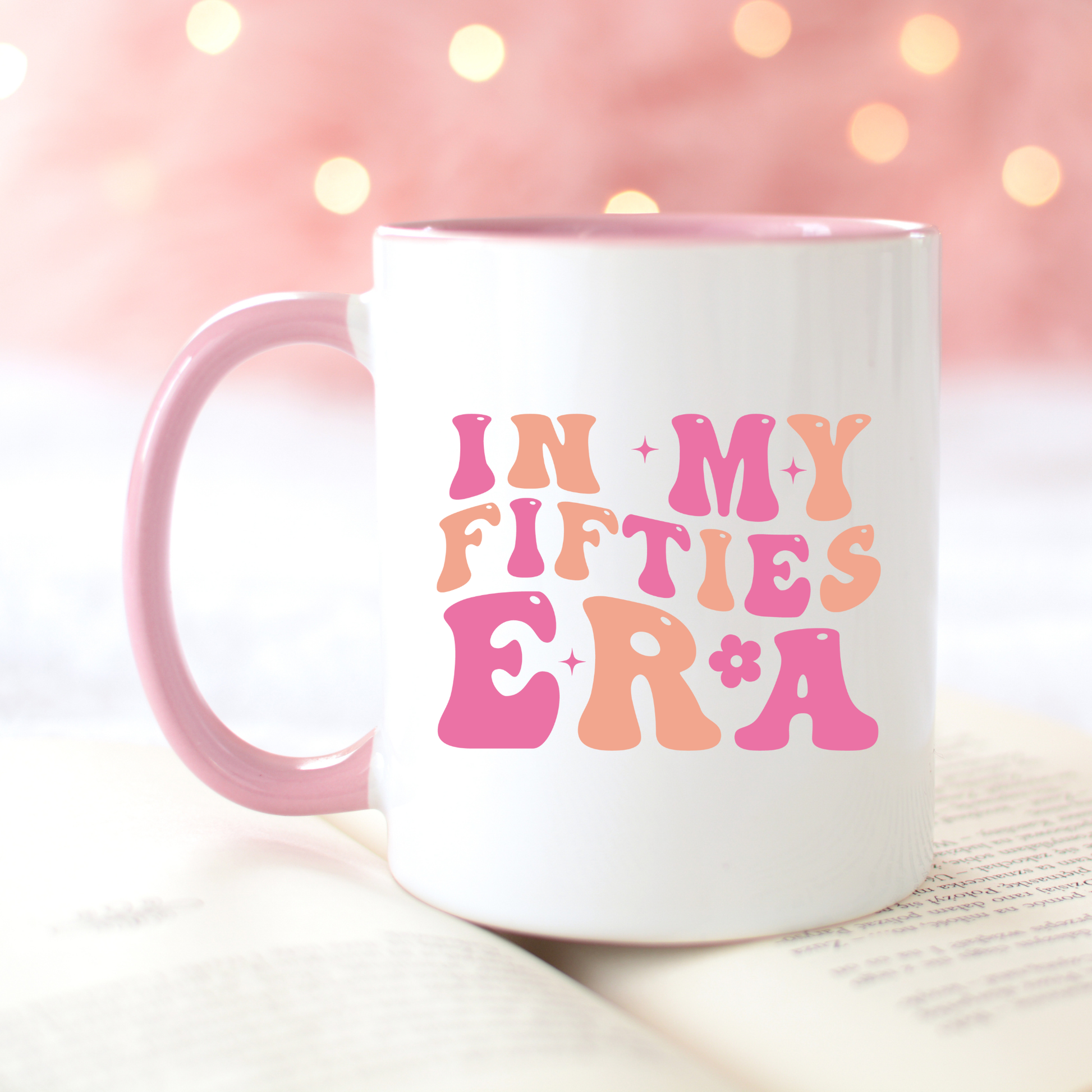 In My Fifties Era Mug. Custom 50's Mug. Personalised 50's Mug. 50th Birthday Gift. Personalised 50th Birthday Gift. Milestone Birthday Gift