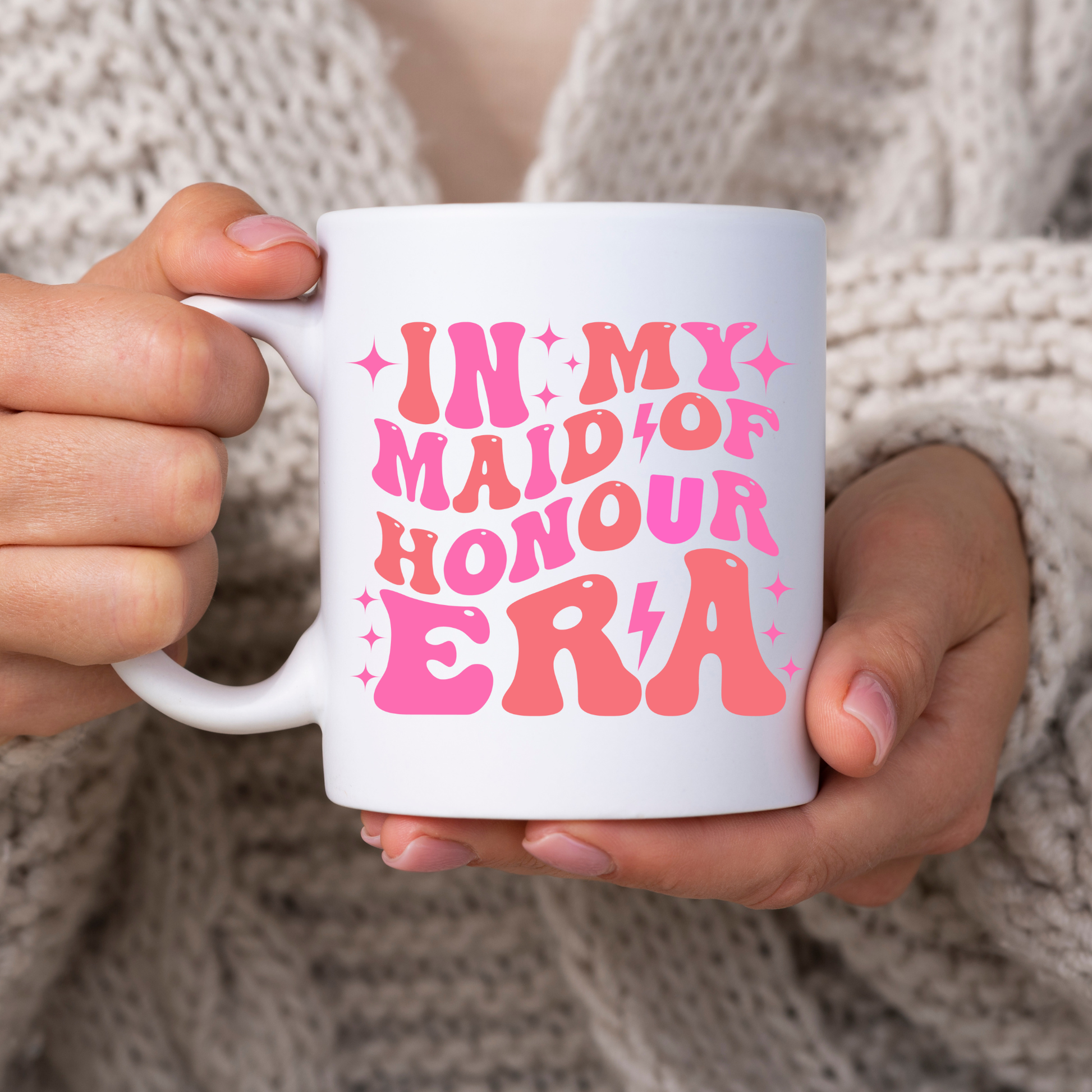 In My Maid of Honour Era Mug. Personalised Maid of Honour Mug. Custom Gift for Maid of Honour