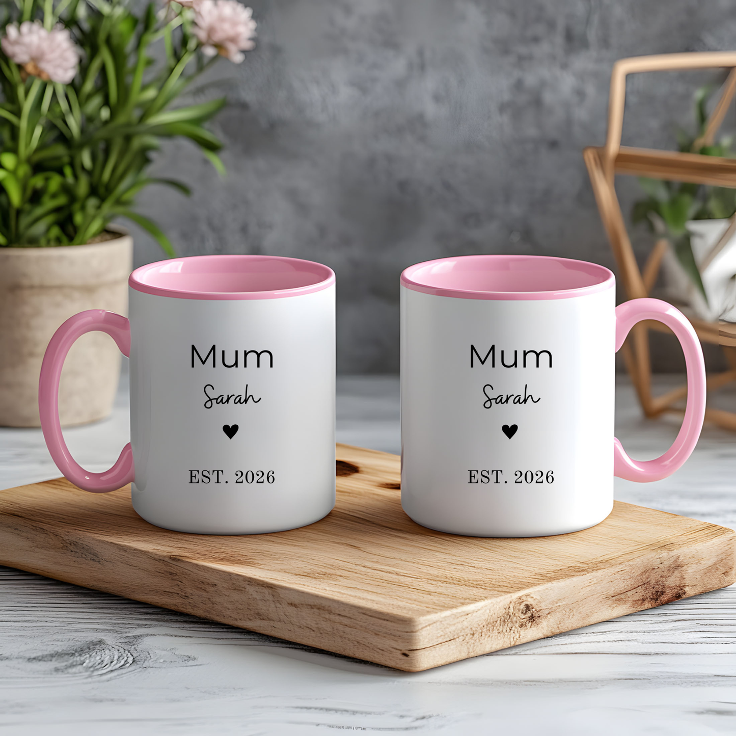 Mum and Dad Mugs. Mum and Dad Baby Shower Gift.Mum and Dad Baby Reveal Gift
