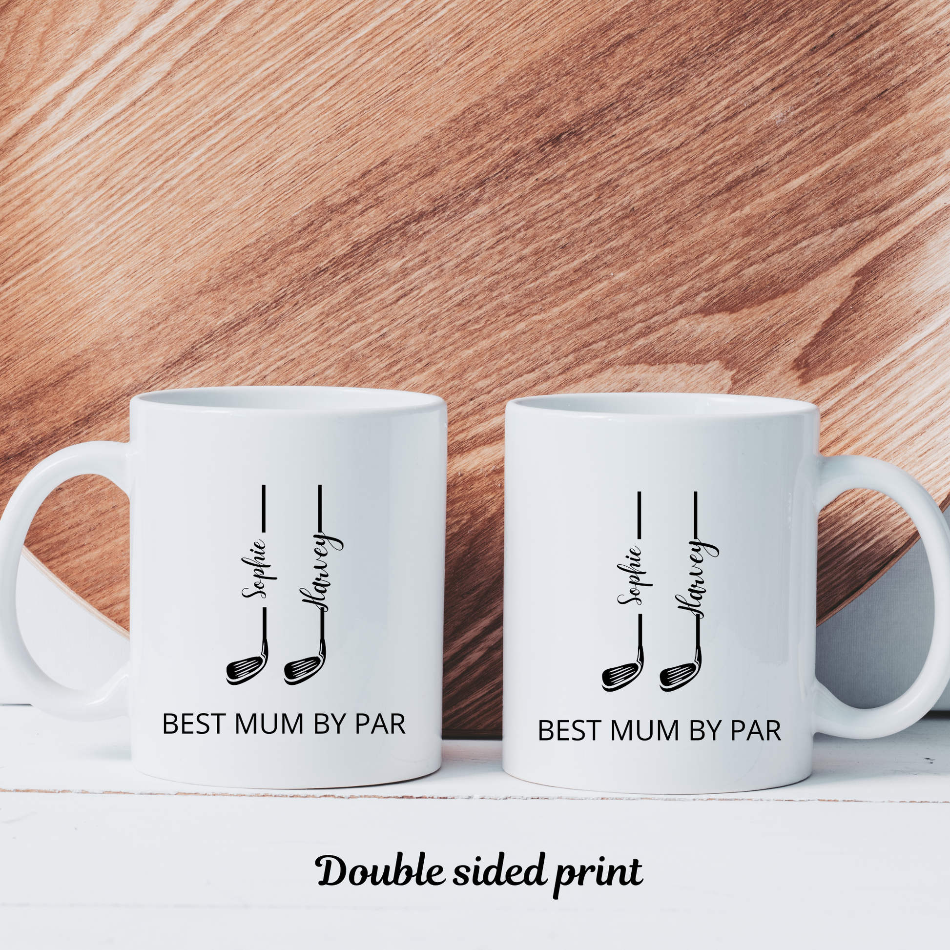 Best Mum by Par Mug. Golfer Mum Mug. Golfer Mum Gift. Custom Gift for Golfer Mum. Personalised Gift for Golfer Mum. Best Mum by Par