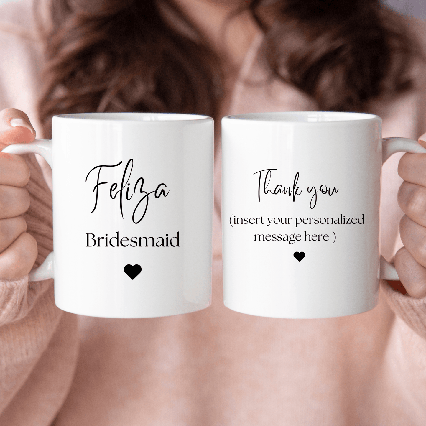 Bridal party mugs