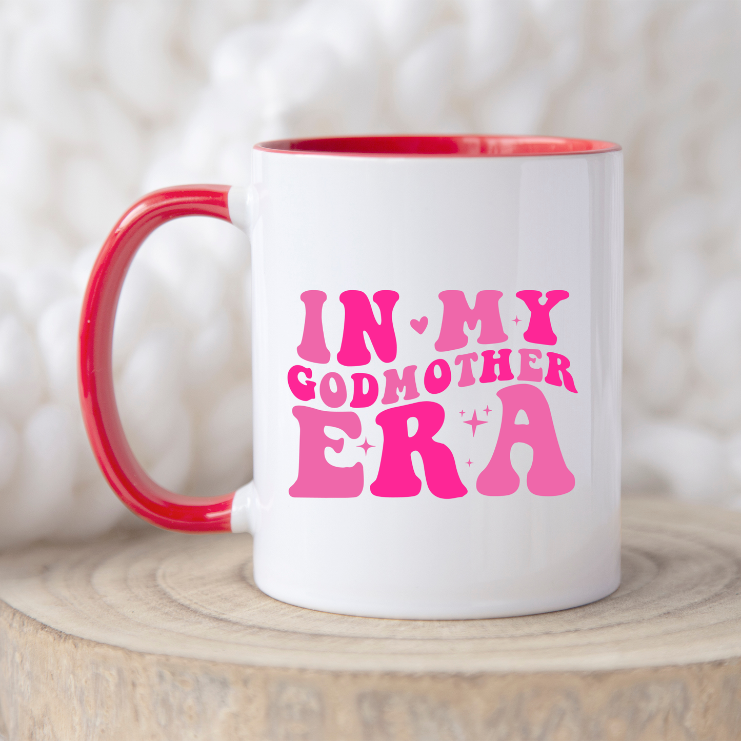Godmother Mug. Personalised In My Godmother Era Mug. Custom Godmother Mug