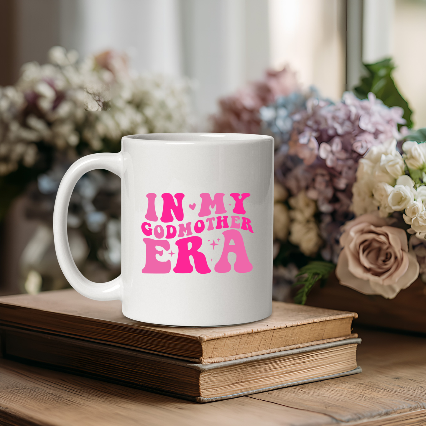 Godmother Mug. Personalised In My Godmother Era Mug. Custom Godmother Mug