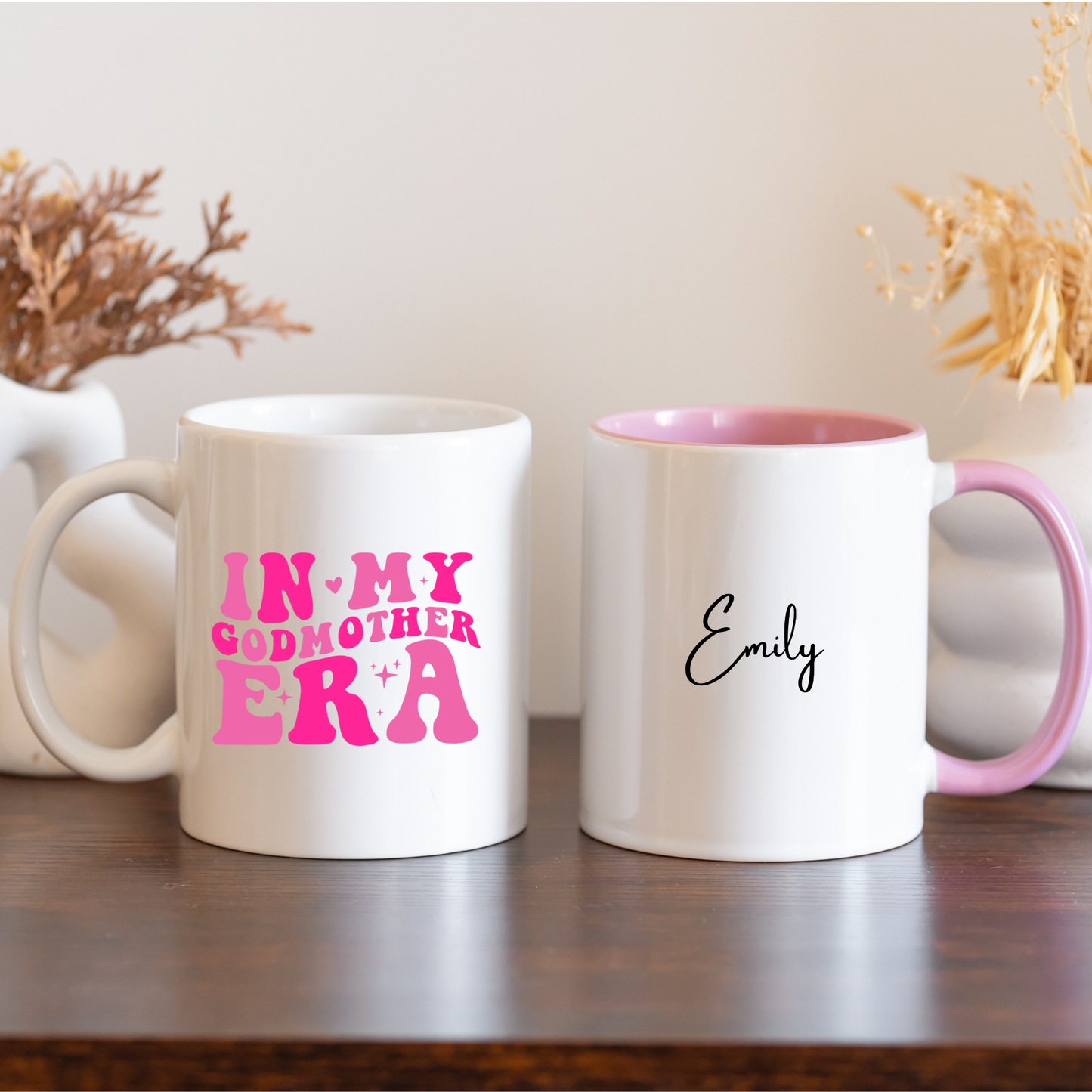 Godmother Mug. Personalised In My Godmother Era Mug. Custom Godmother Mug