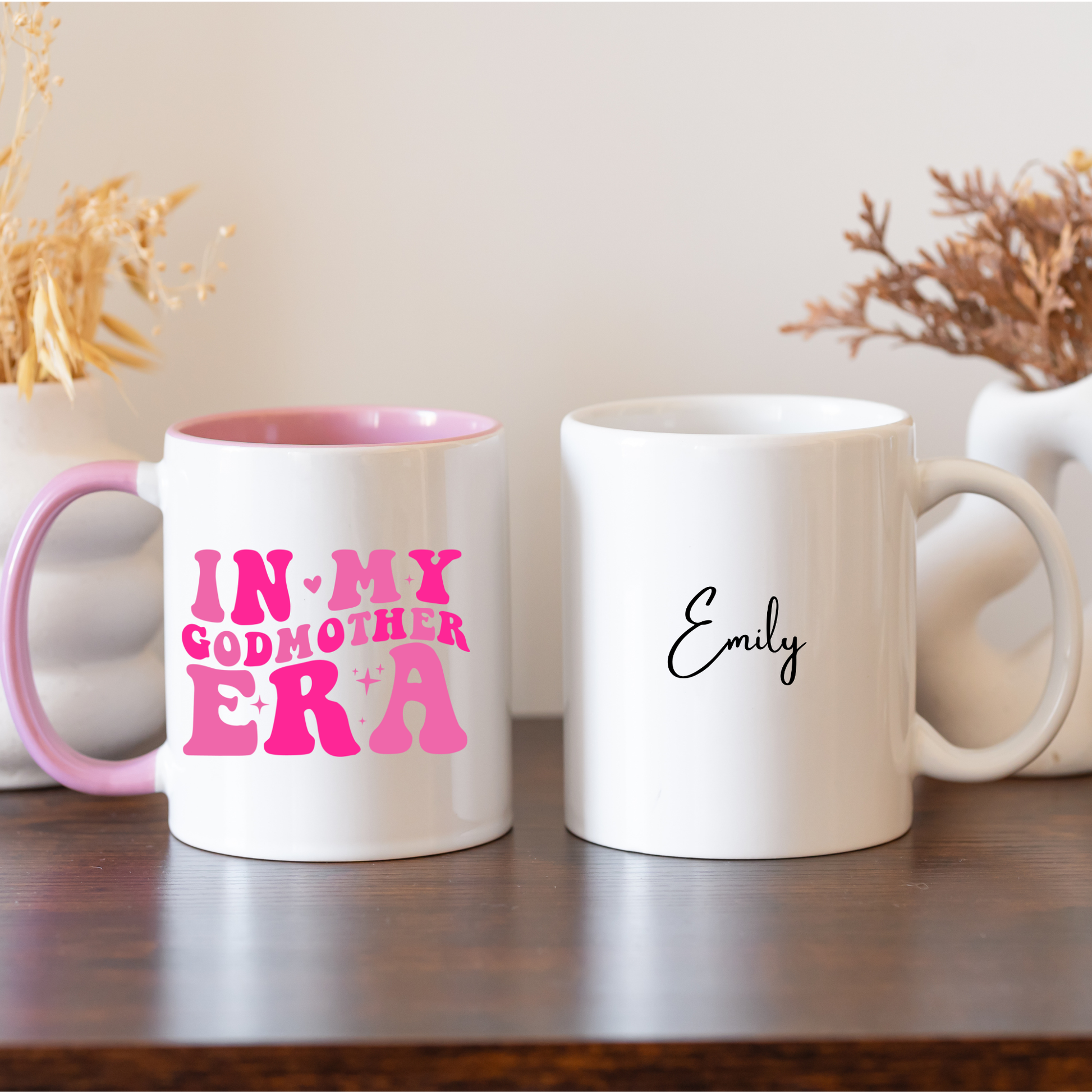 Godmother Mug. Personalised In My Godmother Era Mug. Custom Godmother Mug