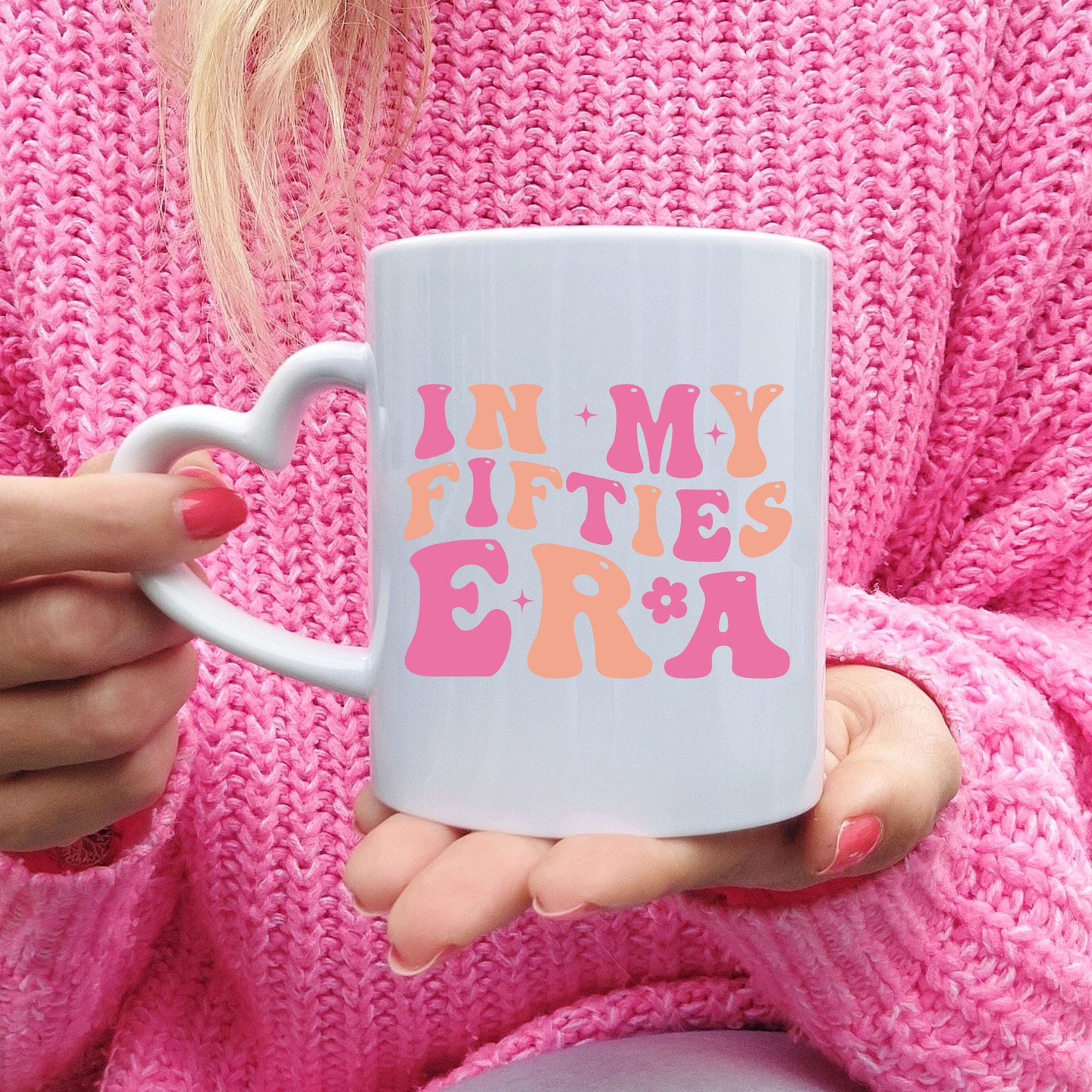 In My Fifties Era Mug. Custom 50's Mug. Personalised 50's Mug. 50th Birthday Gift. Personalised 50th Birthday Gift. Milestone Birthday Gift