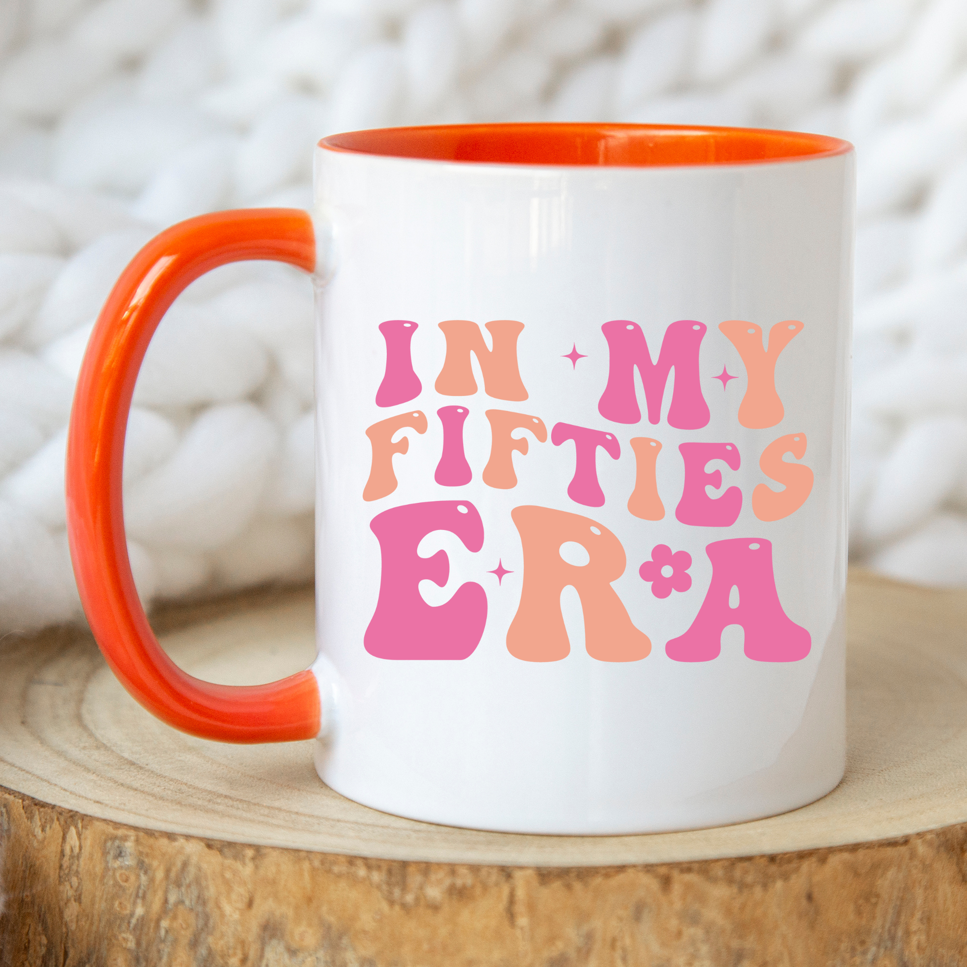 In My Fifties Era Mug. Custom 50's Mug. Personalised 50's Mug. 50th Birthday Gift. Personalised 50th Birthday Gift. Milestone Birthday Gift