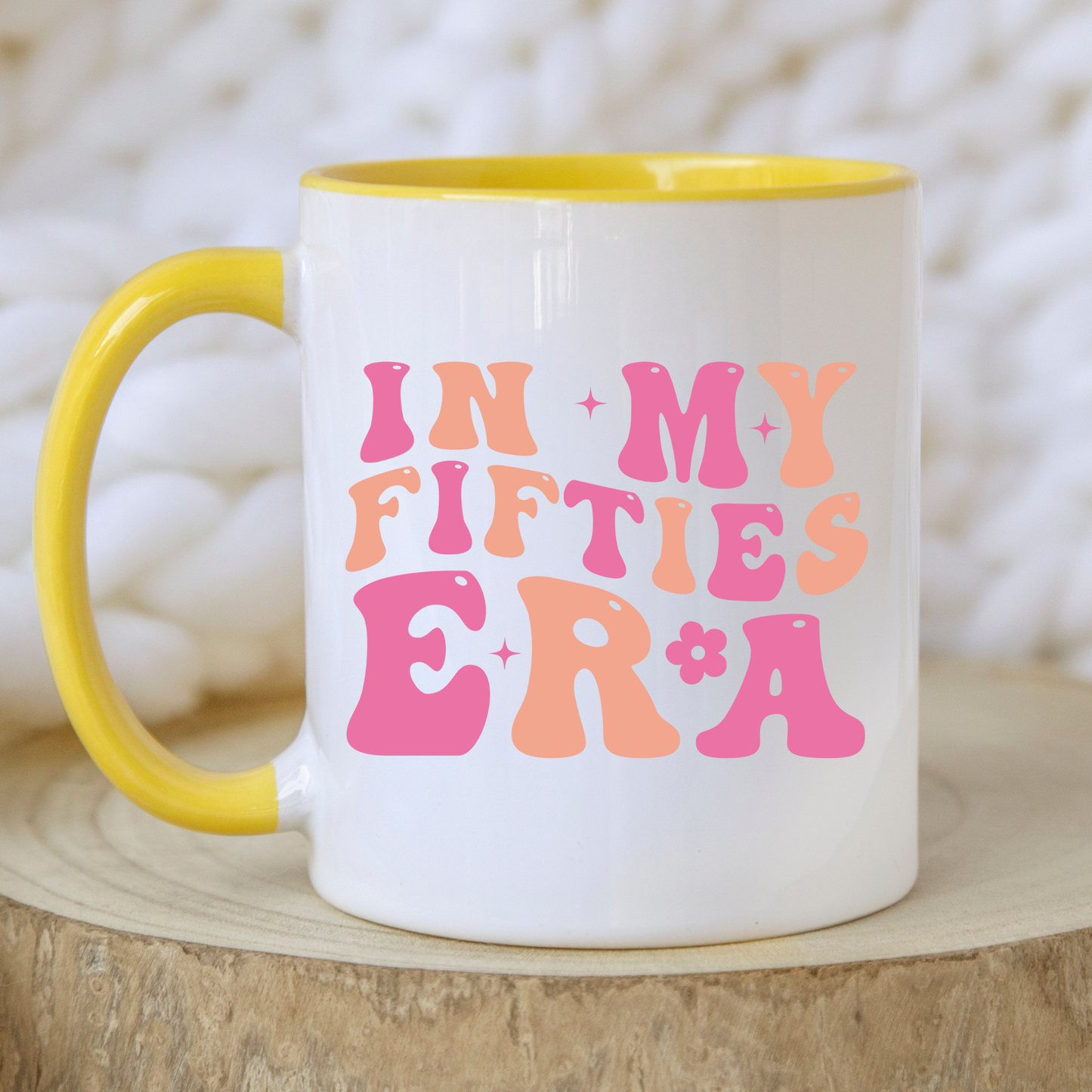 In My Fifties Era Mug. Custom 50's Mug. Personalised 50's Mug. 50th Birthday Gift. Personalised 50th Birthday Gift. Milestone Birthday Gift