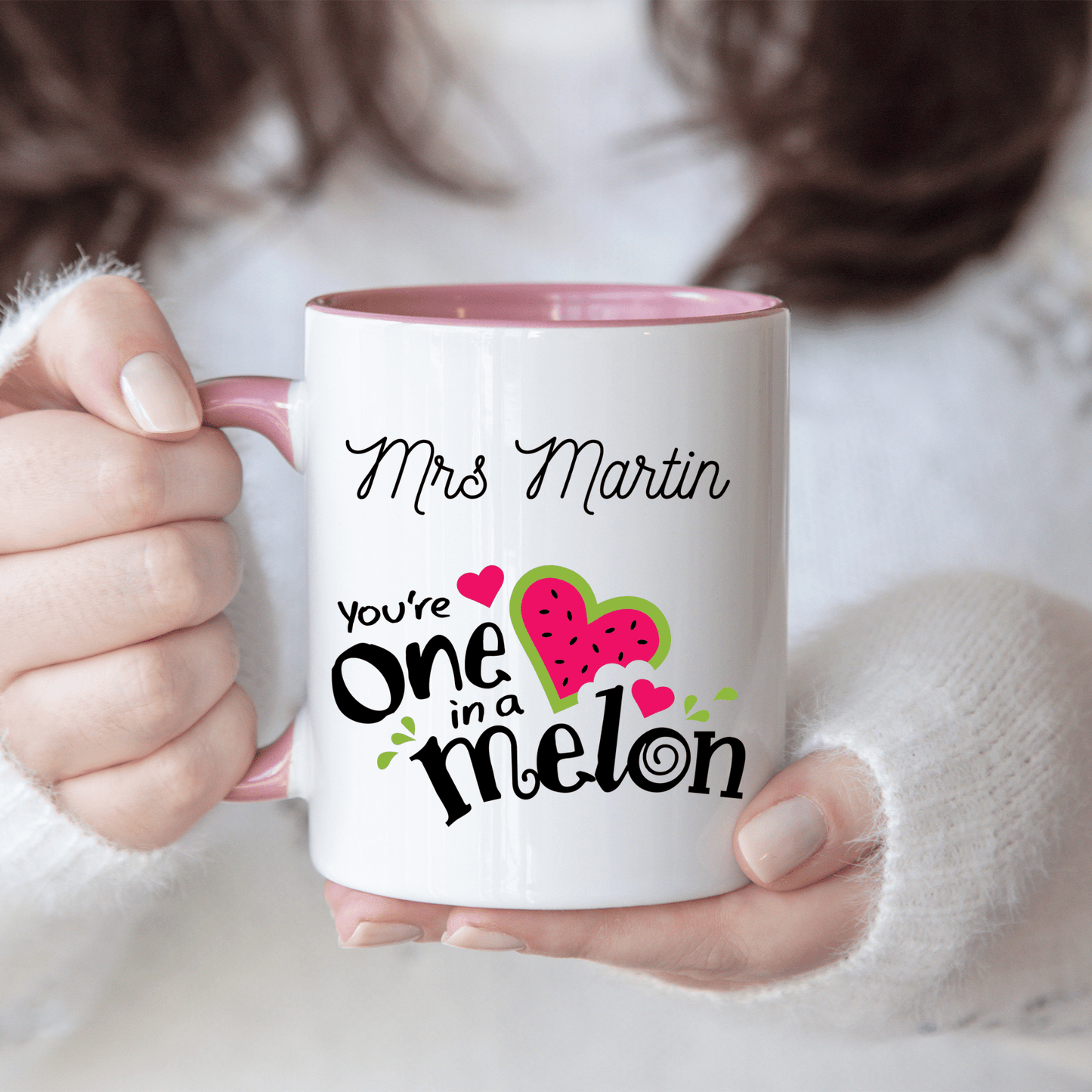 You're One in a Melon Personalised Mug 