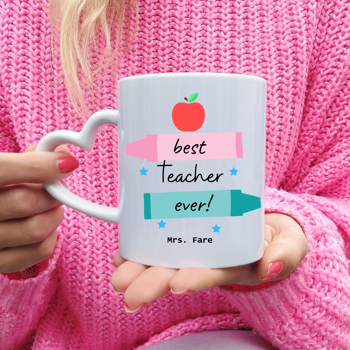 Personalised Best Teacher Ever Mug. Teacher Mug. Teacher Gifts. Teacher Appreciation Mug. Custom Mug Best Teacher Ever personalised Mug