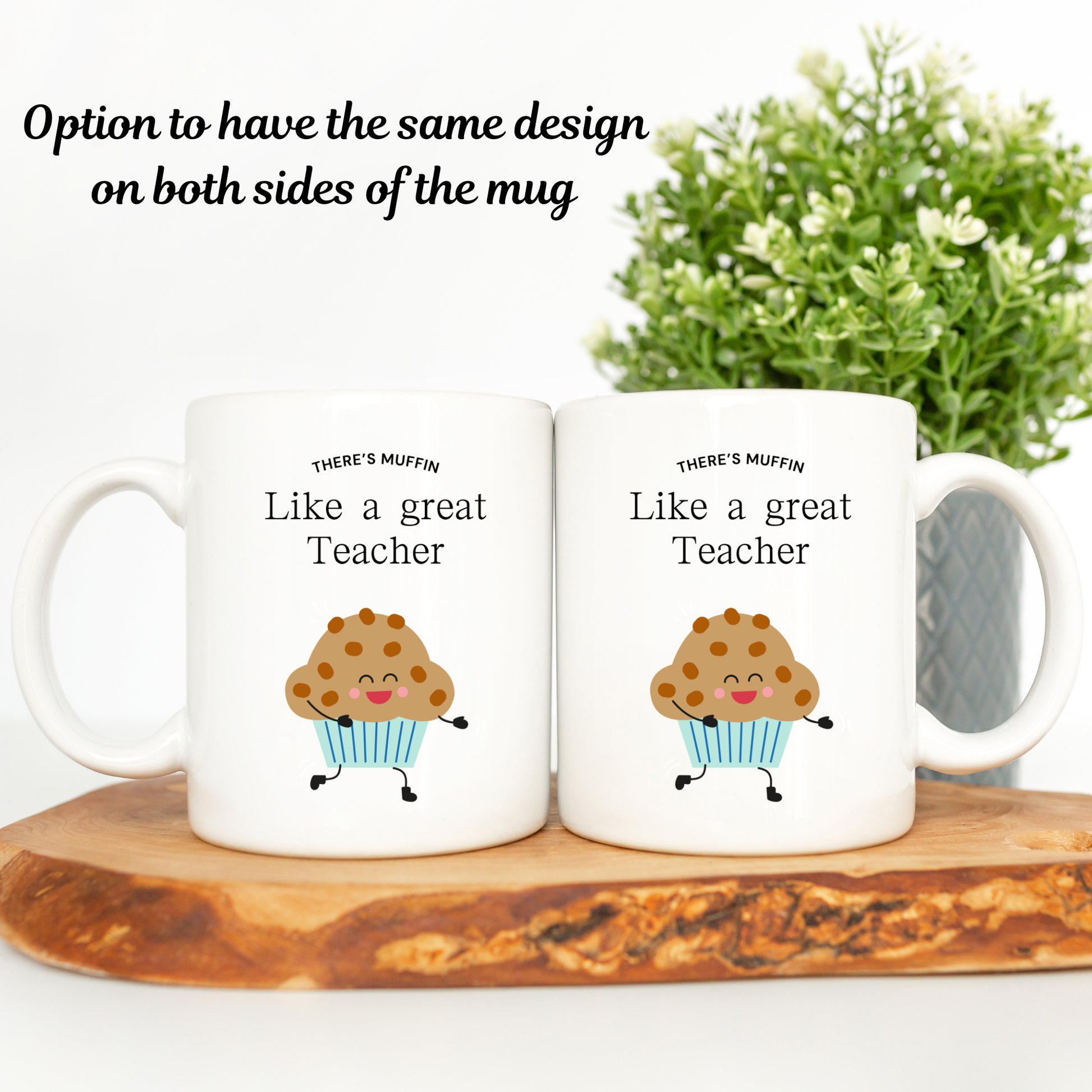 Personalised Teacher Mug There’s Muffin Like a Great Teacher. Custom Name Teacher Gift. Teacher Mug. Mugs for Teacher. Gifts for Teacher Mug