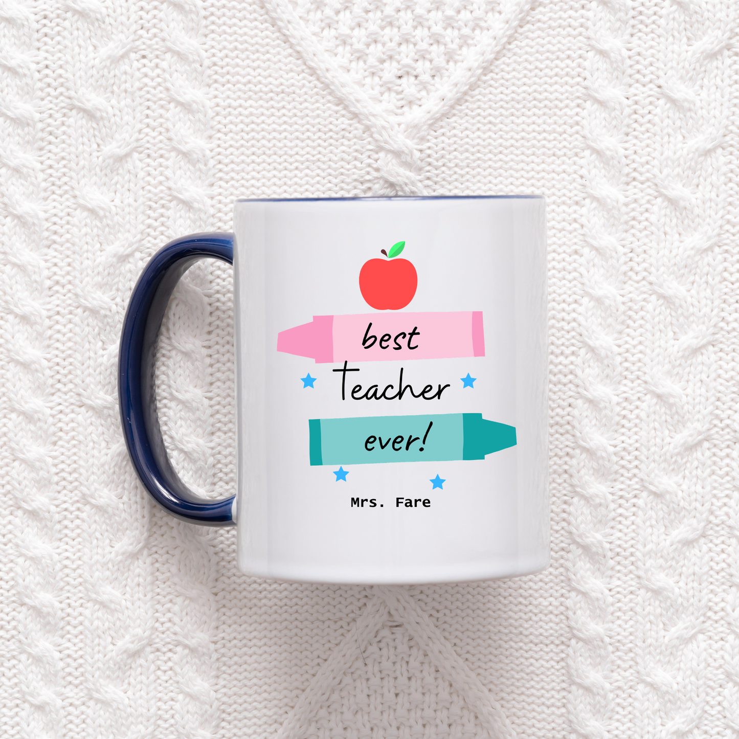 Personalised Best Teacher Ever Mug. Teacher Mug. Teacher Gifts. Teacher Appreciation Mug. Custom Mug Best Teacher Ever personalised Mug
