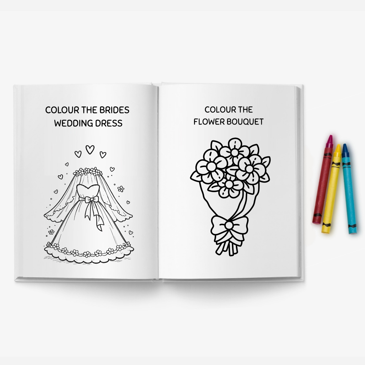 Kids Wedding Day Activity Book