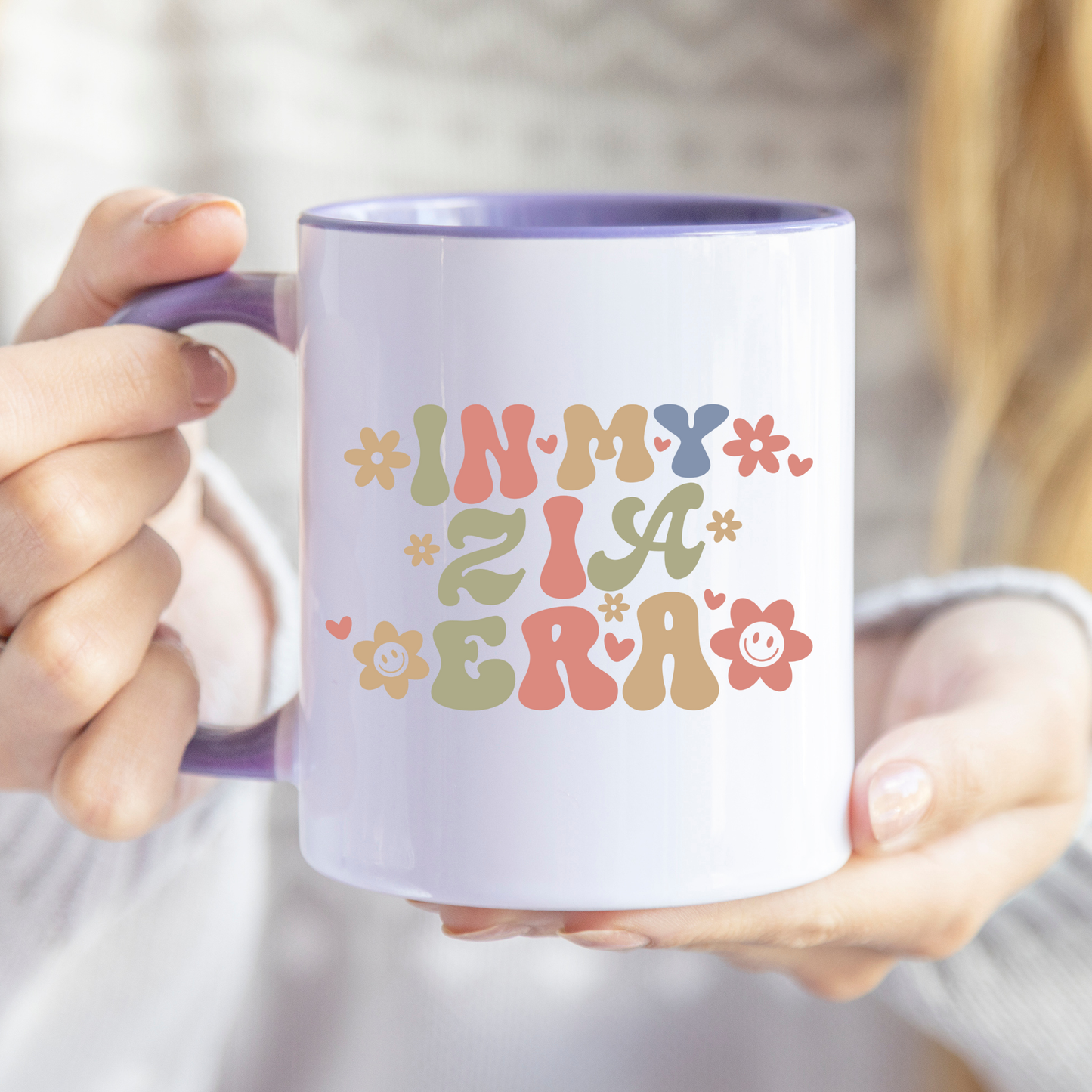In my Zia Era Mug. Zia Gift. Zia Mug. Gifts Zia. Zia Mugs. Zia Gift Ideas. Zia baby reveal gift. Zia baby reveal mug