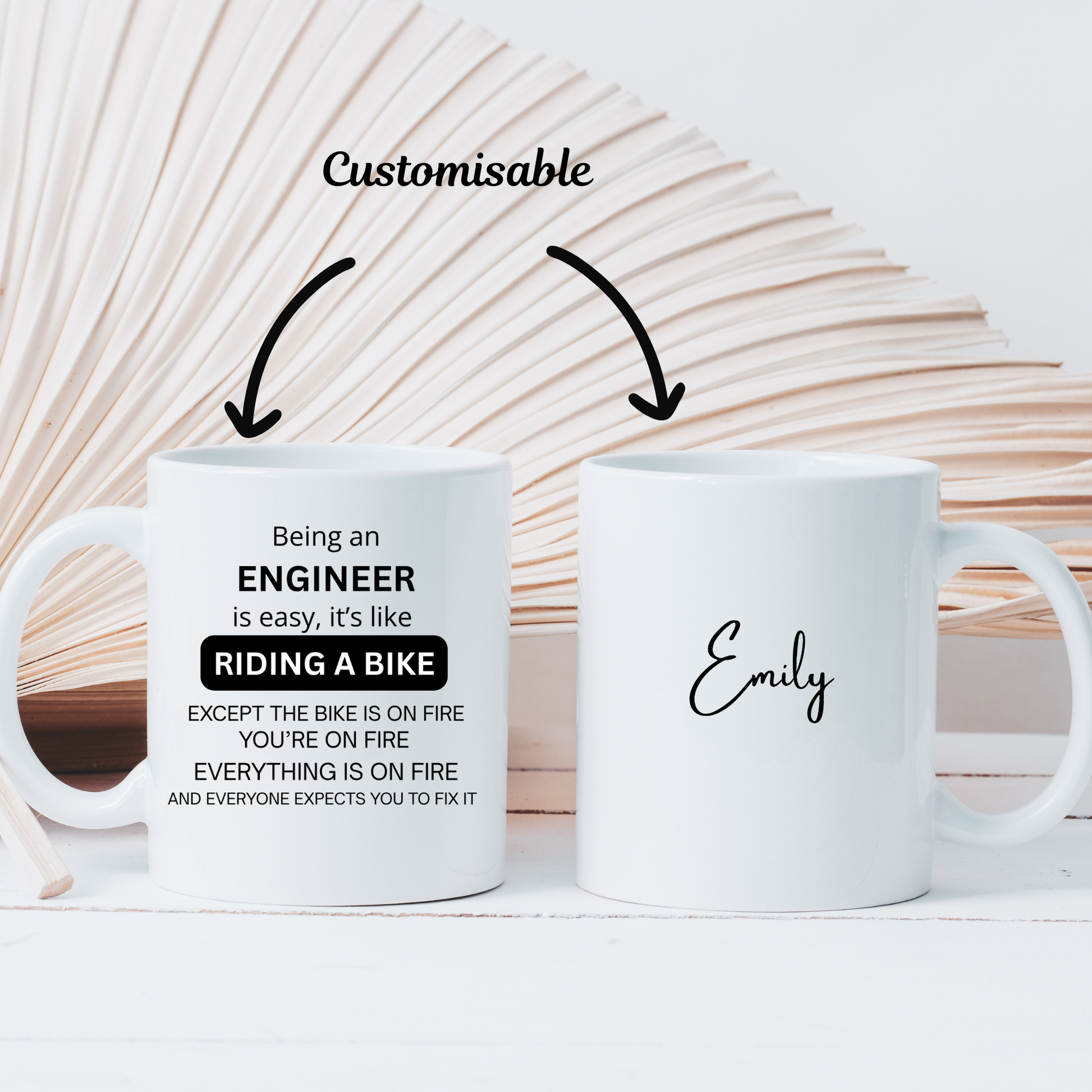 Personalised Engineer Mug Custom Engineer Gift Engineering Coffee Mug Mechanical Civil Electrical Engineer Gift