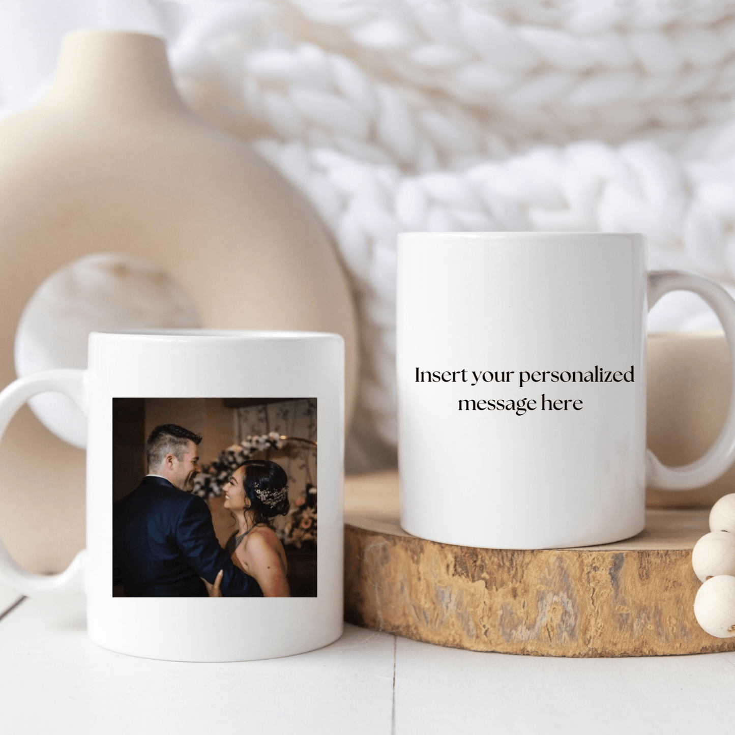 Personalised photo mug