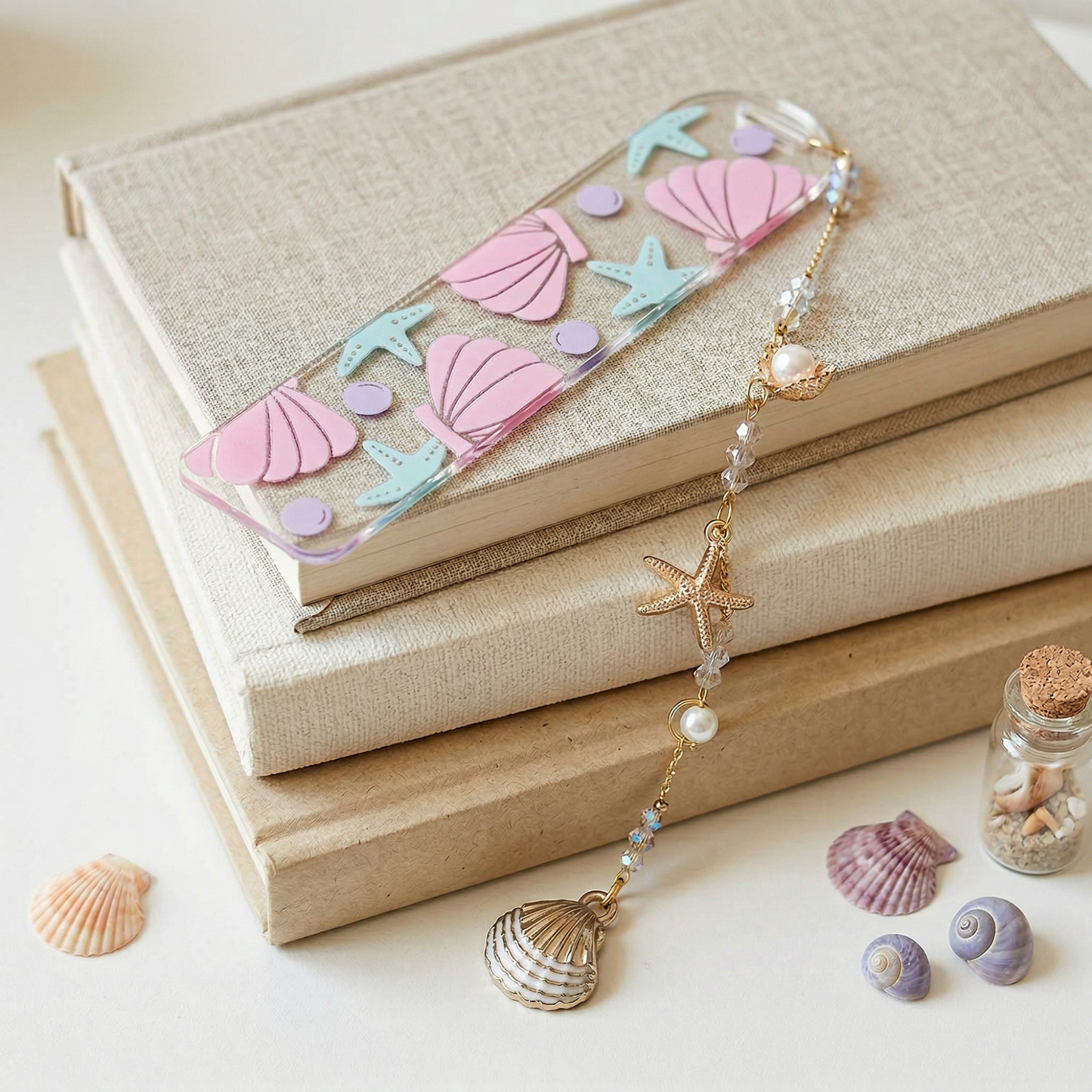 beach themed bookmark