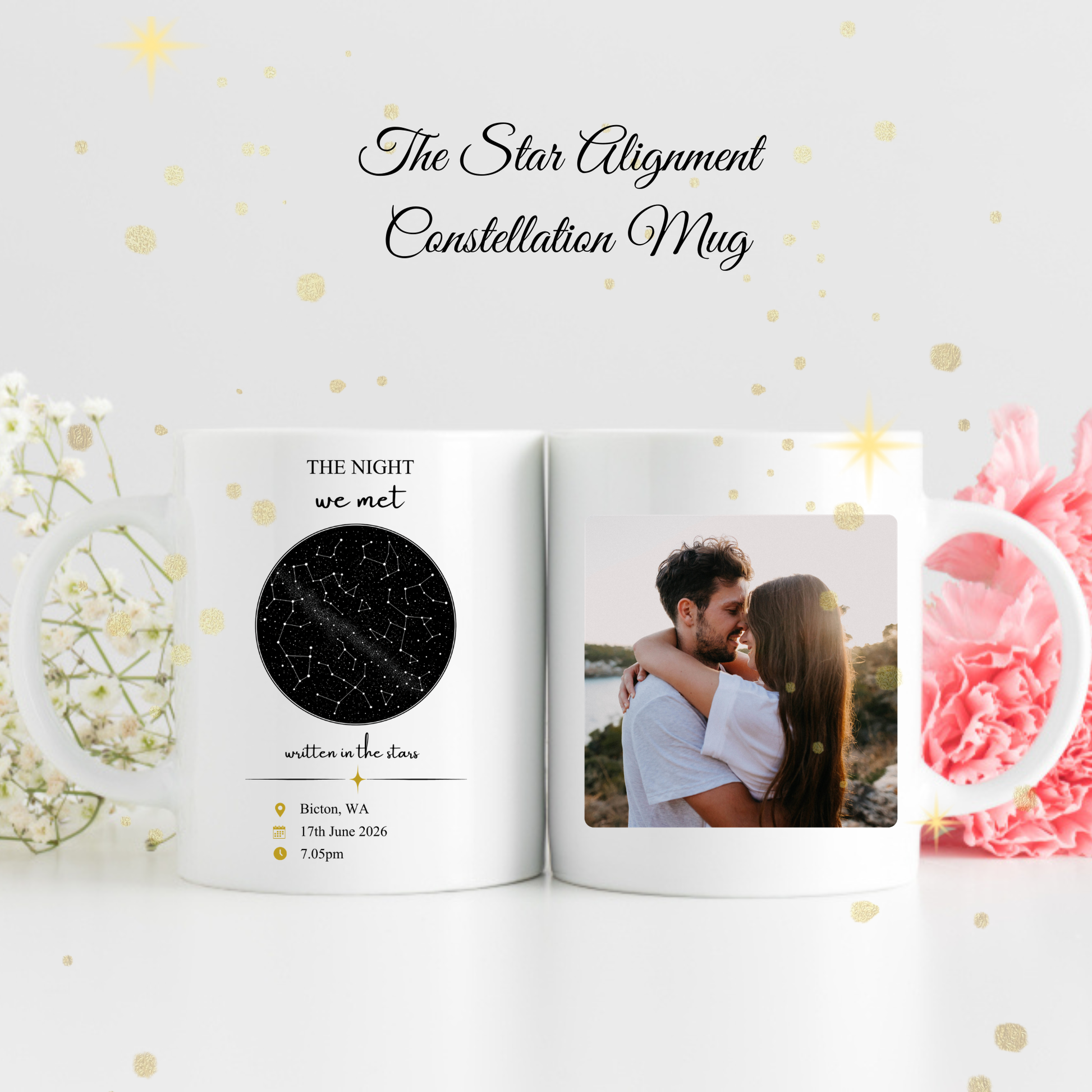 Star Alignment Mug 
Constellation Mug 
Night Sky Mug