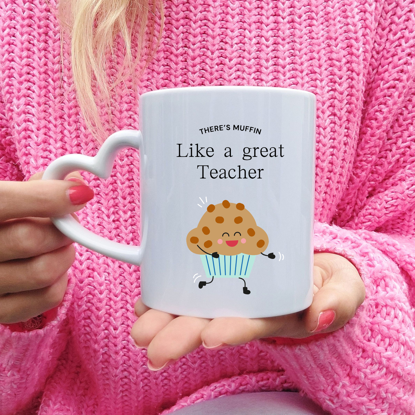 Personalised Teacher Mug There’s Muffin Like a Great Teacher. Custom Name Teacher Gift. Teacher Mug. Mugs for Teacher. Gifts for Teacher Mug