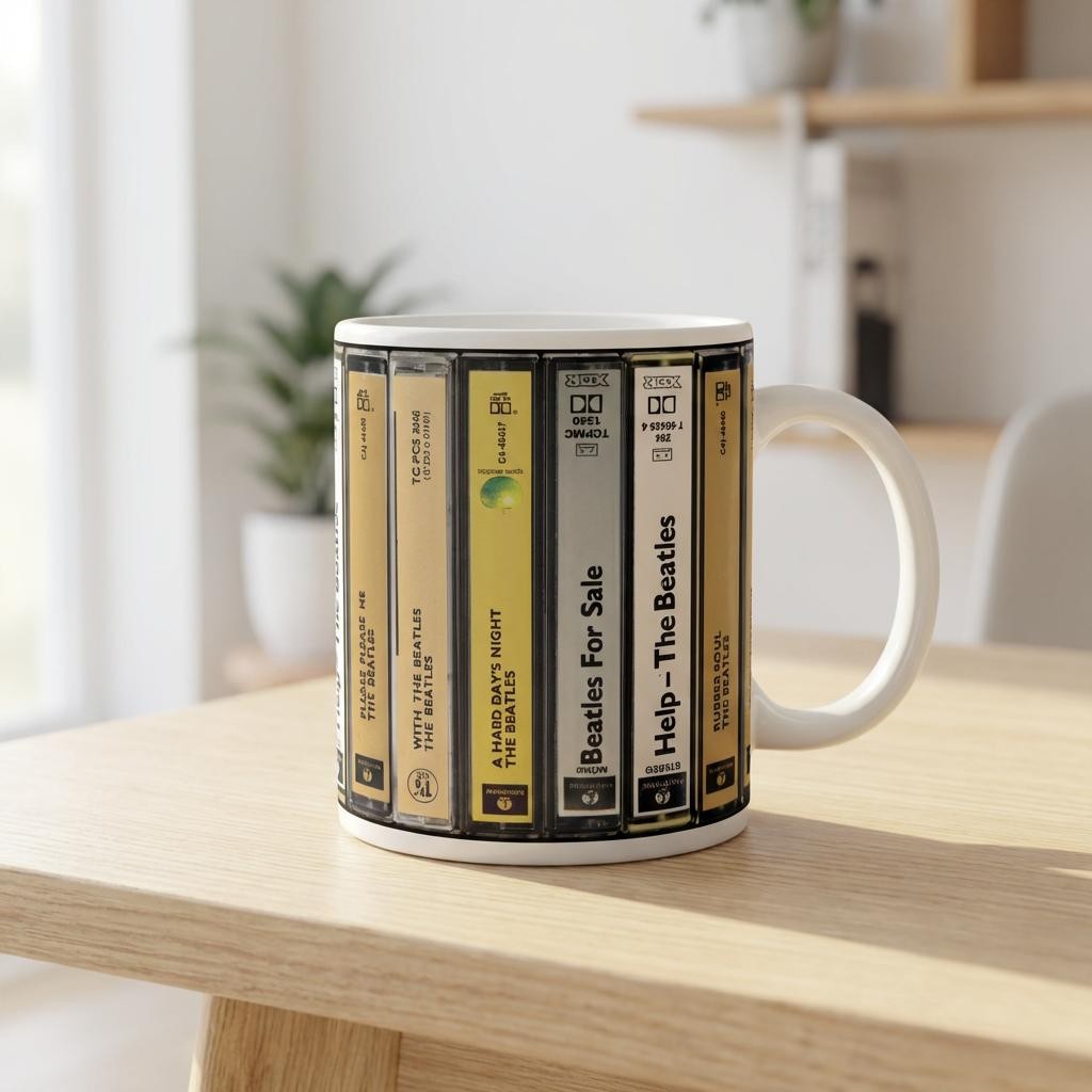 Cassette tape Mug. Music Lover Gift. Cassette Mug. Cassette Retro Tape Mug. Music Lover Mug. Album Cassette Tape Mug. Album Cassette Mug
