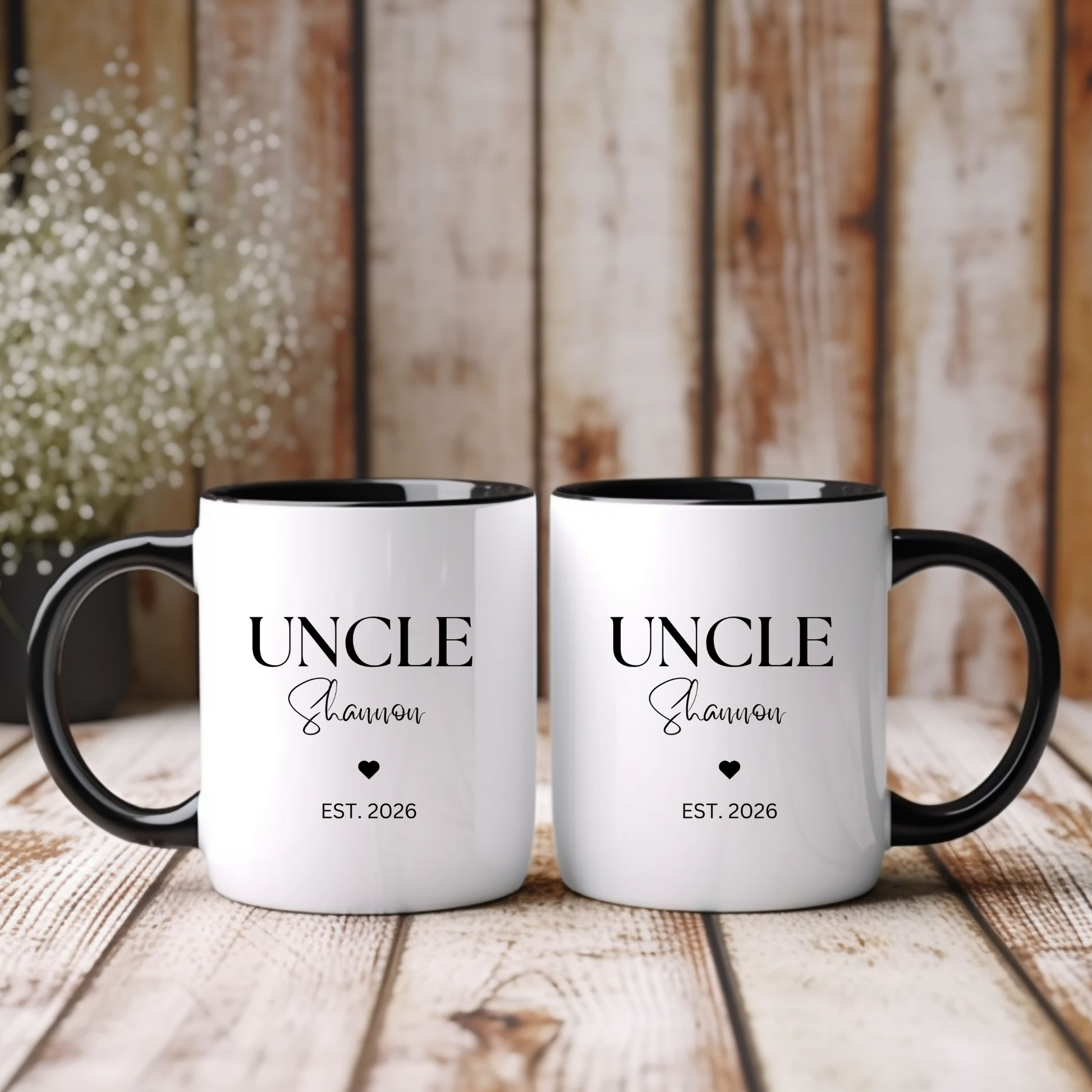 Uncle baby reveal mug