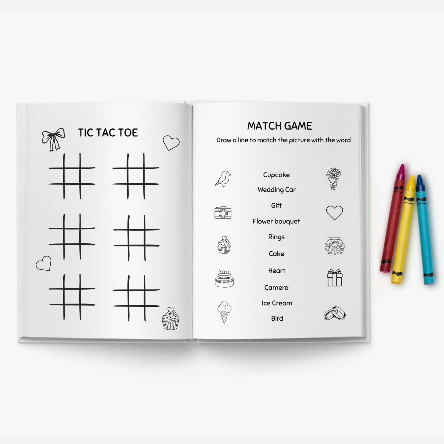 Kids Wedding Day Activity Book