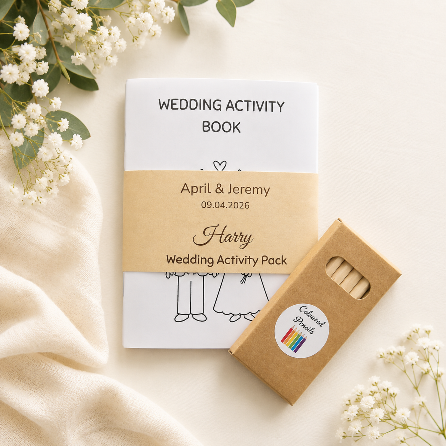 Kids Wedding Day Activity Book