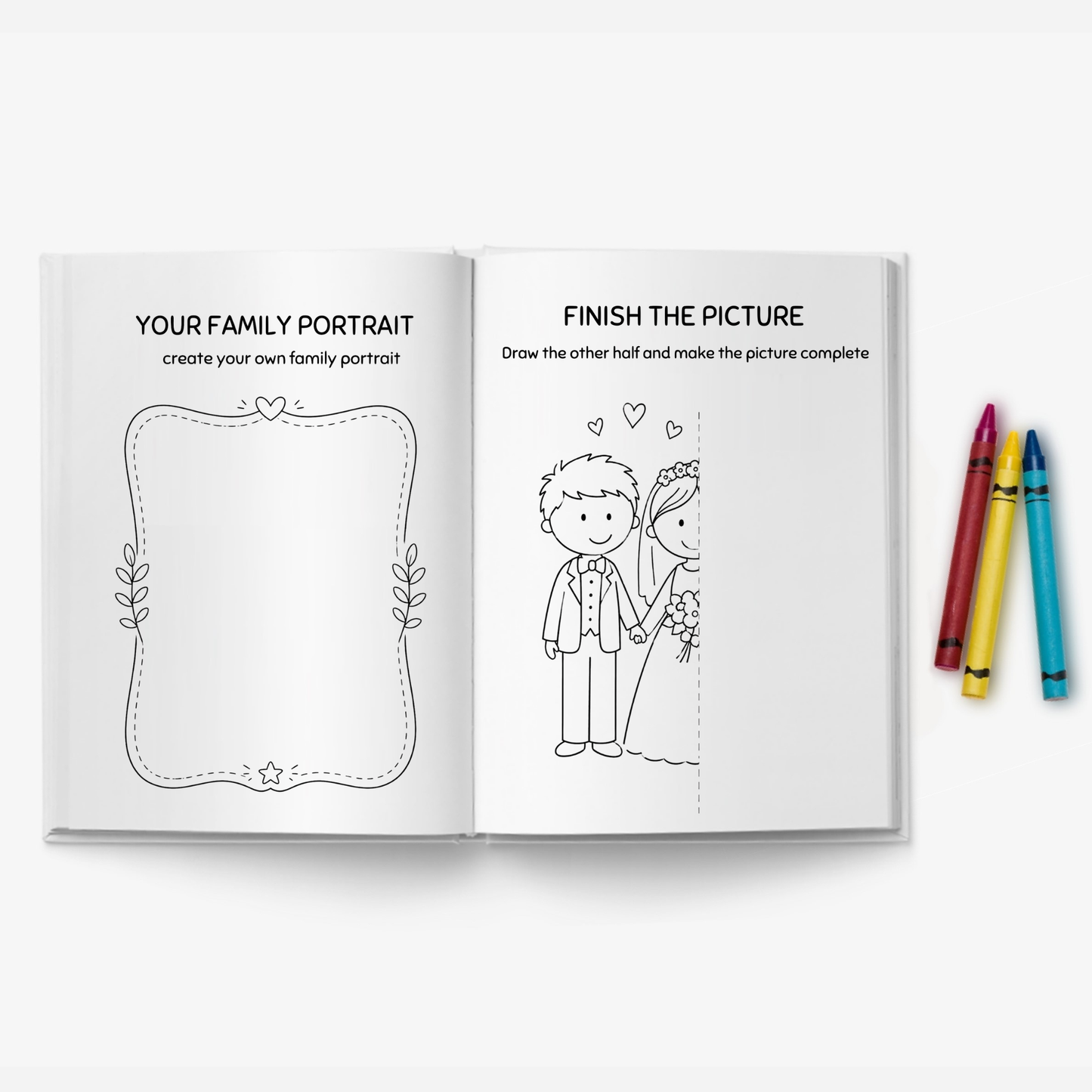 Kids Wedding Day Activity Book