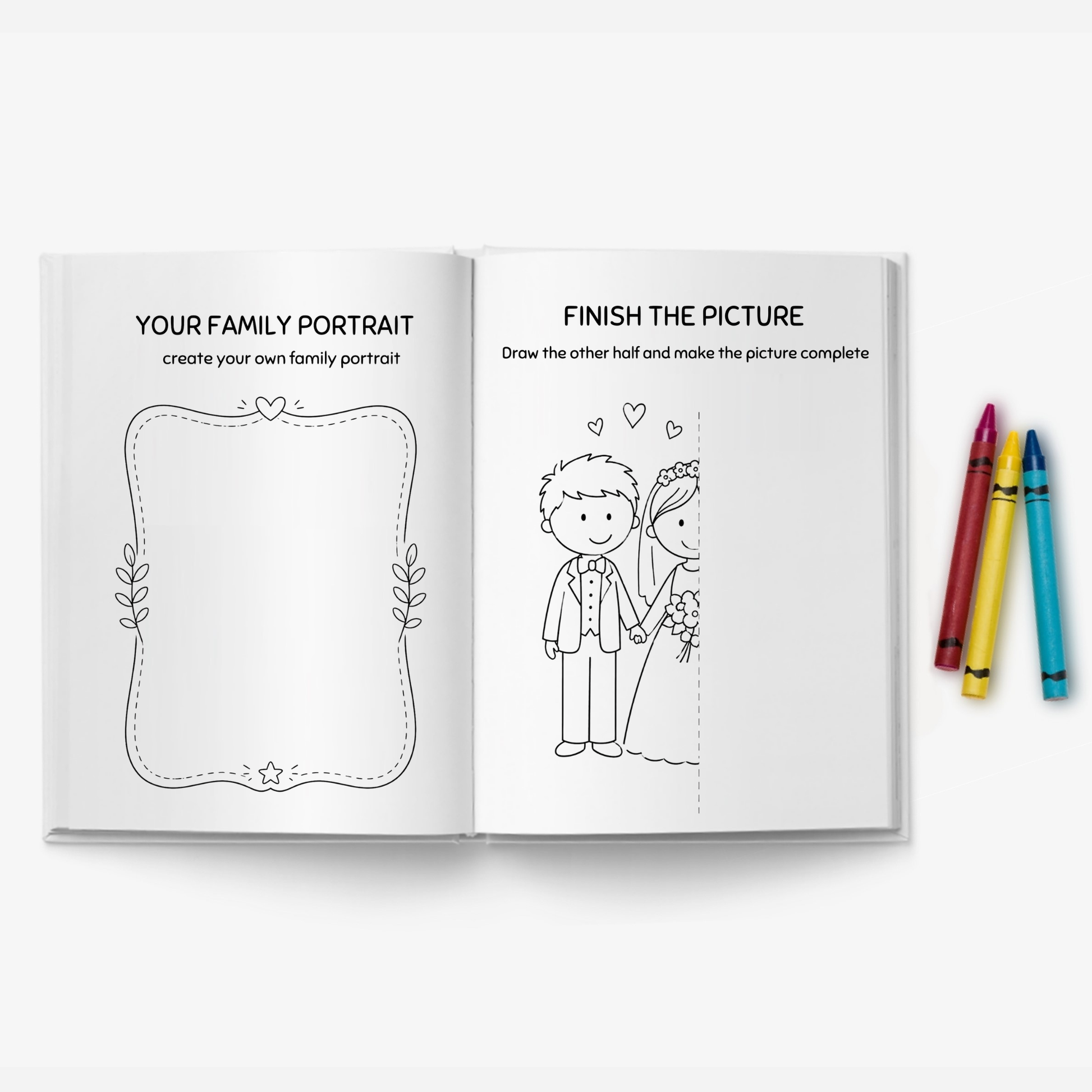 Kids Wedding Day Activity Book