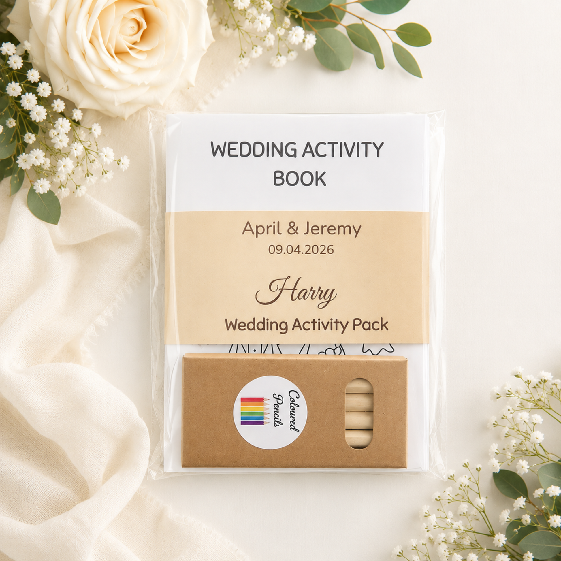 Kids Wedding Day Activity Book