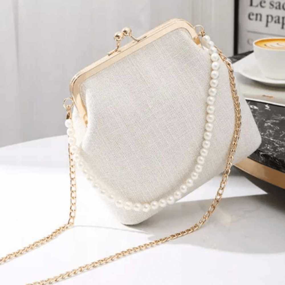 White Pearl Bag