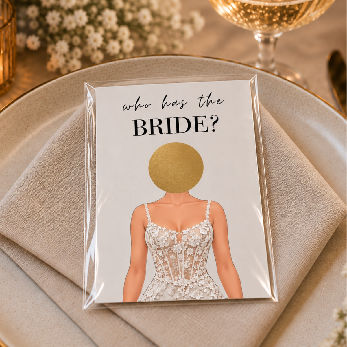 Who has the Bride Scratch off game.  Who Has the Bride? Who has the Bride Scratch Card PRINTED