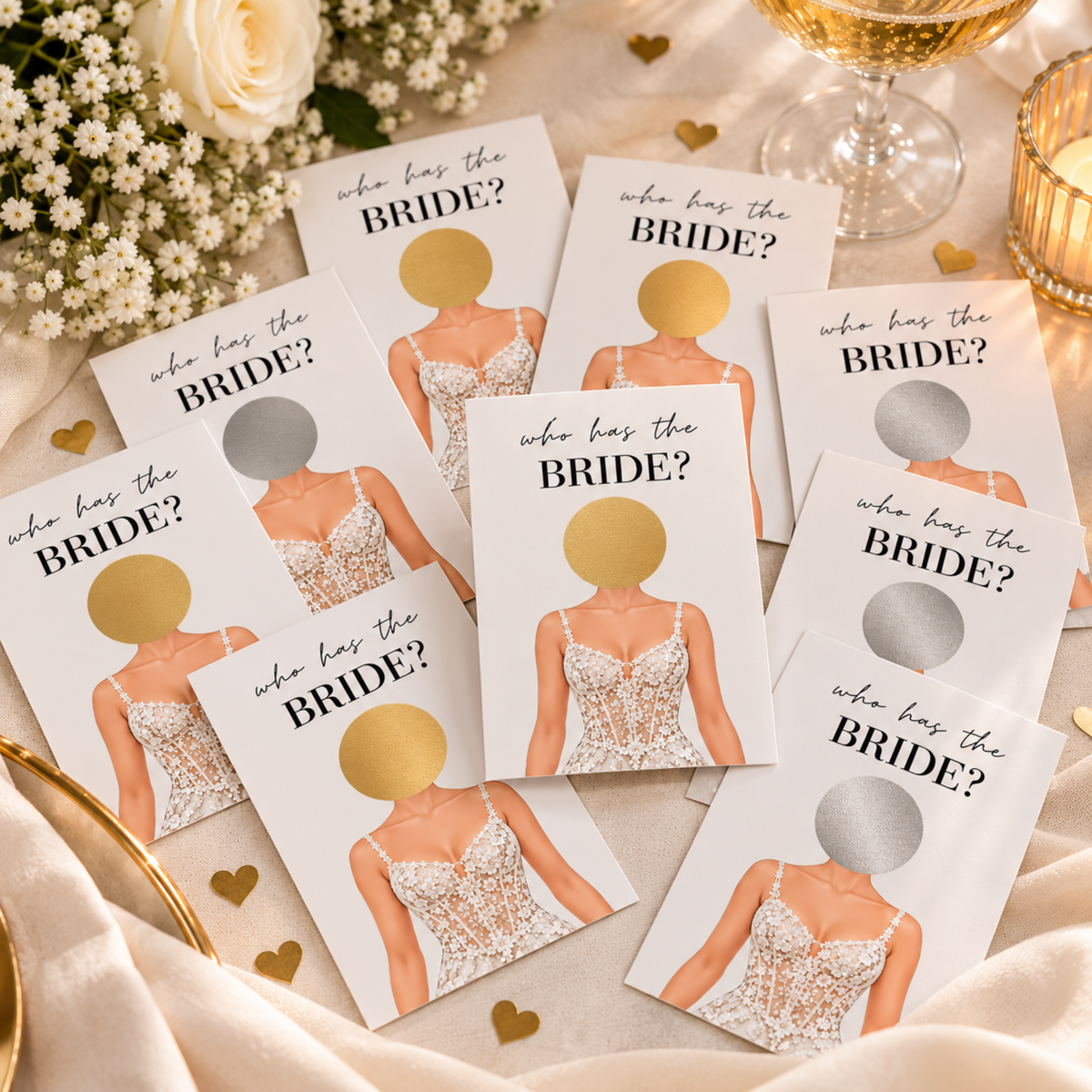 Who has the Bride Scratch off game.  Who Has the Bride? Who has the Bride Scratch Card PRINTED