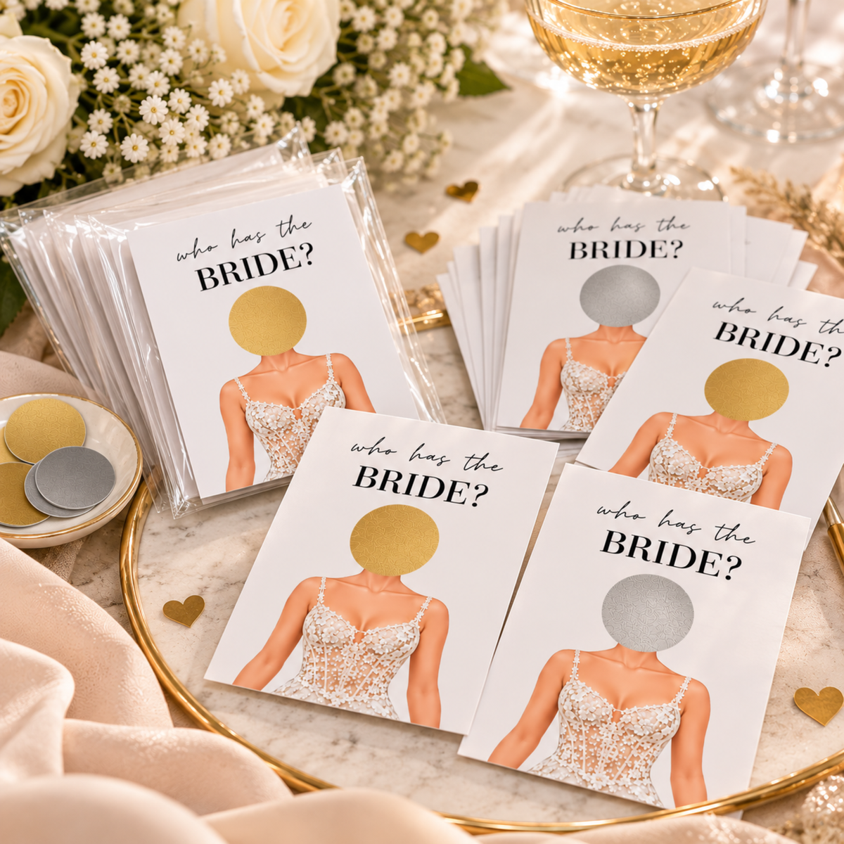 Who has the Bride Scratch off game.  Who Has the Bride? Who has the Bride Scratch Card PRINTED